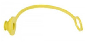 1/2" RUBBER DUST PLUG-YELLOW 2PK