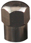 CHROME VALVE CAP, 4 PER CARD
