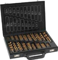 170Pc Titanium Coated Drill Bit Set